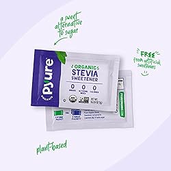 Pyure Organic Stevia Packets | Granulated Sugar