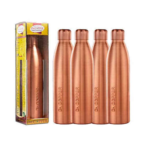 Dr. Copper World's 1st Seamless Copper Bottle,Pure Copper Water Bottles