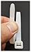 Heavy Duty Cable Zip Ties. Durable strong nylon tie wraps, 120 LB Tensile Strength (9 Inch 100 Pack, White)