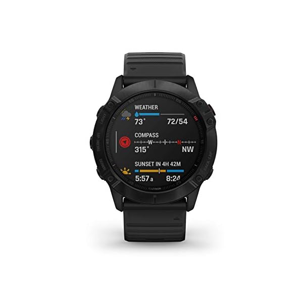 Garmin fenix 6X Pro , Premium Multisport GPS Watch, Features Mapping, Music, Grade-Adjusted Pace Monitoring and Pulse Ox…