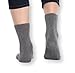 Pembrook Hospital Socks with Grippers for Men and Women - 4 Pairs Non Skid, No Slip Fuzzy Socks