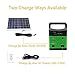 Portable Solar Generator with Solar Panel,Included 3 Sets LED lights,Solar Power Inverter,Electric Generator,Small Basic Portable Generator Kit,Solar Lights for Home & Camping,Power for Solar Fans
