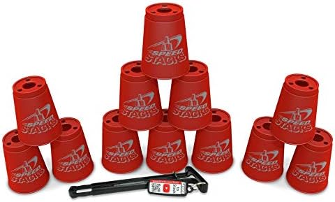 Sport Stacking With Speed Stacks Cups Really Red (Cup Stacking)