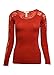 MonsterCloset Long Sleeve Top w/ Lace Insert On Sleeves and Back