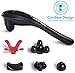 Naipo Handheld Percussion Massager Rechargeable Cordless Electric Massage Deep Tissue for Muscles Back, Foot, Neck, Shoulder, Leg, Calf Pain Relief Full Body