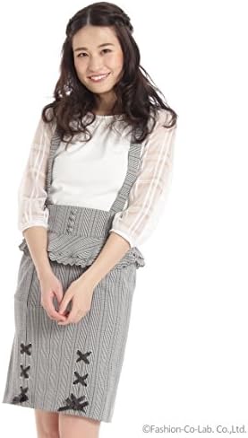 Amazon Secret Honey シークレットハニー サスペ付ペプラムタイトスカート グレン M スカート 通販