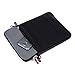 Black & Grey Messenger Slim Sleeve Bag Case (w/Strap) NuVur for HP Pavilion x2 Detachable 2 in 1 10.1