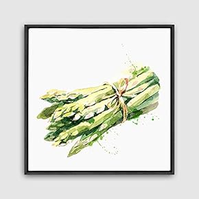Framed Canvas Wall Art Vegetables Theme Design Canvas Prints Home Artwork Decoration for Living Room,Bedroom - 16x16 inches