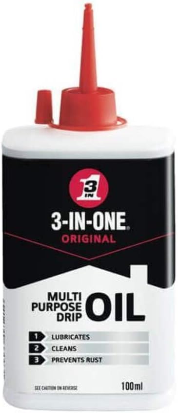 3-IN-ONE Multi Purpose Drip Oil 100ml Lubricates Cleans Stops Squeaks