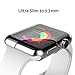 Apple Watch Case Series 2 and Series 3 42mm, Ezone Tempered Glass Screen Protector for Apple Watch Series 2 / Series 3 and Ultra-thin Clear HD Case