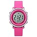 Kids Digital Watch Outdoor Sports Watches Boy Girls LED Alarm Wrist watch Children's Wristwatches Pink