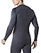 TSLA Men's Thermal Wintergear Compression Baselayer Long Sleeve Top, Thermal Athletic(yud34) - Dark Grey, XX-Large