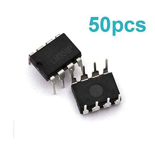 (Pack of 50 Pcs) LM358 IC Operational Amplifier-Dual OP-AMP DIP-8