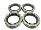 WPS (Pack of 4) (TM) Trailer Hub Wheel Grease Seal 10-19 171255TB 1.719'' X 2.565'' for 3500# E-Z Lube Axles