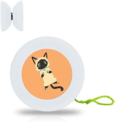 YO-YO Lovely Black Cat For Kids Puzzle Toys Responsive Narrow Ball C Bearing Strings