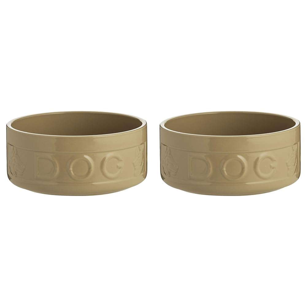 Mason Cash Cane Lettered Dog Bowl, 20cm (Pack of 2) โ image 1