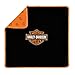 Harley-Davidson Baby Boys' Bar & Shield Receiving Blanket, Black/Orange 0150096