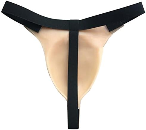 Prizemall Silicone G-String Underwear Fake Vulva Crossdresser Drag Queen T-Back Adult Man