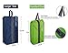 Shoe Bags for Travel Storage Gym Bag Waterproof Nylon With Zipper for Men & Women (2 Green & 2 Blue)