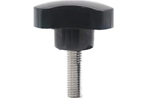 Boxonly Star Knobs for Mechanical Equipment Electronic Equipment Communication Equipment Hardware Triangle Head Screw Clamping Knob Grips M6 x 15mm 1pcs