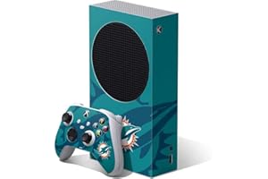 Skinit Decal Gaming Skin Compatible with Xbox Series S Console + Controller - Officially Licensed NFL Miami Dolphins Double Vision Design