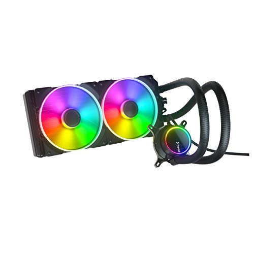 Fractal Design Celsius+ S28 Prisma 280mm ARGB CPU Cooler Silent Performance with PWM Slim Radiator