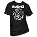 Impact Men's Ramones Presidential Seal T-Shirt, Black, Large