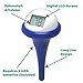 GAME 14900-6PDQ-E-01 Floating Digital Pool Thermometer, Blue