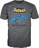 Batman And Robin DC Comics The Batmobile Superhero Adult T-Shirt Tee