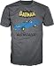 Batman And Robin DC Comics The Batmobile Superhero Adult T-Shirt Tee