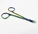 Multi Color Rainbow Supercut Iris Micro Scissors 4.5