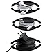 Bobino (3 Pack) Cable Buddy Cord Organizer Reusable Cable Management System For Home Electronics