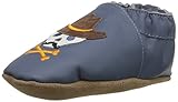 Robeez Buck-A-Roo Buddies Crib Shoe (Infant), Blue, 6-12 Months M US Infant