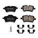 Power Stop Z23-1204 Front Z23 Evolution Sport Carbon Fiber Infused Ceramic Brake Pads with Hardware For Mini Cooper, Mini Cooper, Mini Cooper Countryman, Mini Cooper Paceman [Model Specific]