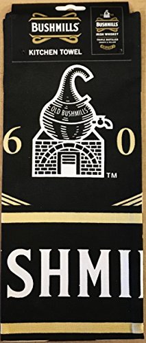 Shamrock Gift Co Bushmills Irish Whiskey Tea Towel (sg)