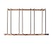 G. Francis Under Cabinet Wine Glass Rack 4-Row in Rose Gold with Mount Hardware - Stemware Hanging Rack