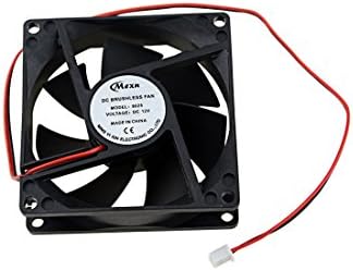 BXQINLENX 8025 Dc12v Quiet Brushless Cooling Fan Miniature Cooling Fans 80x80mm 7 Blade (3 PCS)