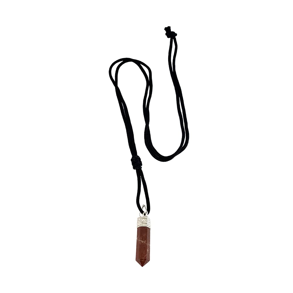VIE Pencil Pendant, 25-30mm (Red Jasper)