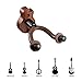 Guitar Wall Mount Hanger 2-Pack, Guitar Hanger Wall Hook Holder Stand for Bass Electric Acoustic Guitar Ukulele