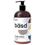 Basd Body Lotion | Indulgent Crème Brulee | Organic Hydrating Lotion | Plant-Based | Vegan Lotion for Dry Skin | Natural Moisturizer with Shea Butter | Toning Lotion | 15.2 oz Bottle