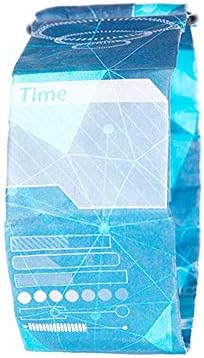 nattiness Digital Wrist Paper Watch LED Paper Watches Made of Paper Waterproof Super Light Durable with Magnetic System