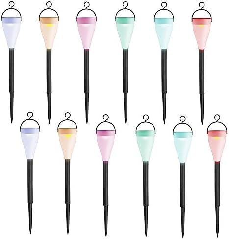 Solar Outdoor 7 Colors Cyclic Light, Joton LED Solar LED light, Fairy Waterproof Light Christmas Light Solar Powered LED light for Garden, Yard, Patio, Corridor, Home, Christmas Tree, Parties (12)
