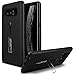 Samsung Galaxy Note 8 Case, MOMOTECH Premium 3 in 1 Slim Fit Galaxy Note 8 Case Finger Strap Holder Grip with Kickstand Support Wireless Chraging Shockproof Case for Samsung Galaxy Note 8 - Black