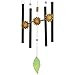 Bits and Pieces - Home and Garden Décor - Artistic Stained Glass Rooster Suncatcher and Wind Chimes - Hand Painted Rooster Creates a Stunning Window Display With a Side of Music