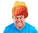 Flame Wig Orange and Yellow Ghost Flame Costume Accessory Ghost Fire Costume Wig - One Size