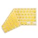 HDE Ultra Thin Silicone Rubber Keyboard Skin Cover for MacBook Pro Non Retina 13/15/17 (Yellow)