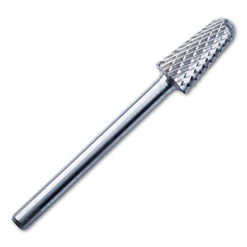 C & I Safety Bit Carbide Nail Drill for Electric Manicure Drill Machine of Nail Beauty (Grit Coarse, Silver)