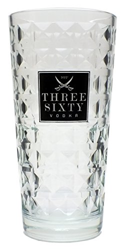 FVLFIL Geschenkkarton vonmeinglas24 mit Three Sixty Vodka 37,5% 0,7l Set und 2 original Gläsern 0,3l – Bild 4
