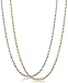 Jstyle 2mm Stainless Steel Mens Rolo Cable Chain Necklace for Women Link 2 Pcs a Set 16-30 Inch