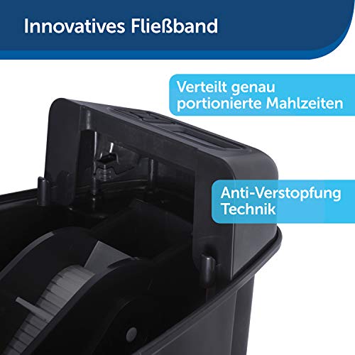 PetSafe Healthy Pet Simply Feed Programmierbarer Digitaler Futterautomat, 5,6 Liter Füllmenge, 4 D-Batterien nötig, Schwarz. – Bild 4